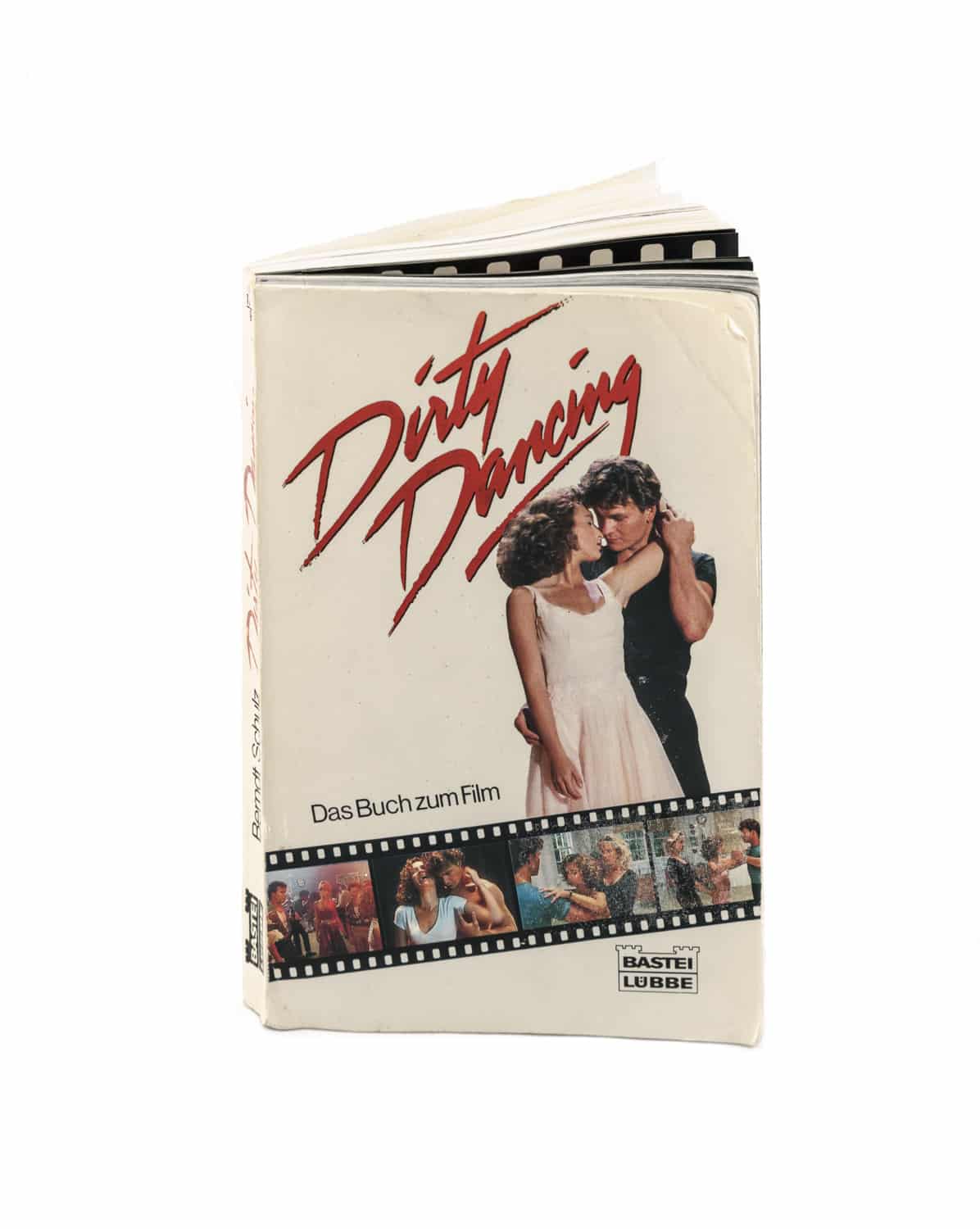 Book on the movie Dirty Dancing, with the iconic movie poster as cover picture