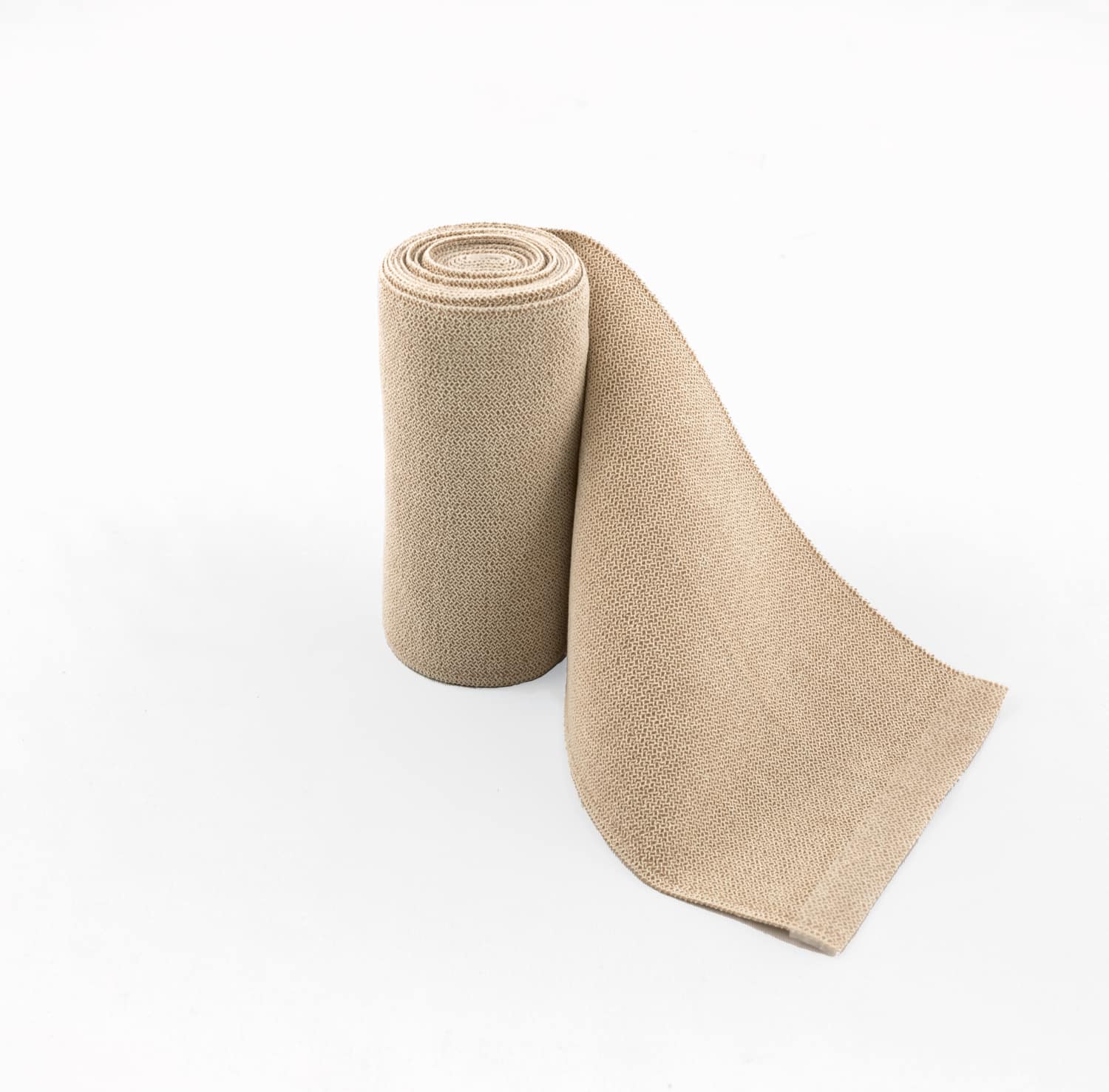Elastic bandage, beige, standing